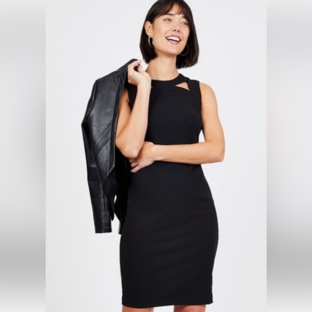 Calvin Klein Black sheath Dress plus size 16